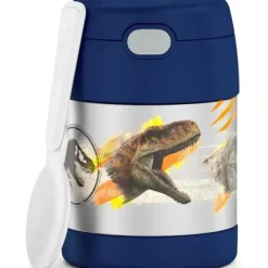 THERMOS - Stainless Steel Vacuum Insulated Food Jar with Spoon, 10 Oz, Jurassic World - cutbabycare.com | baby boutique & care hub* Flash Sale