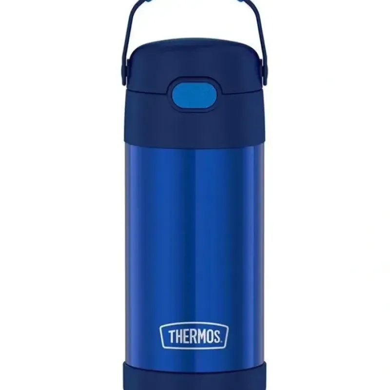 Thermos - Vac Insulated 12Oz Straw Bottle - Navy - cutbabycare.com | baby boutique & care hub* Discount