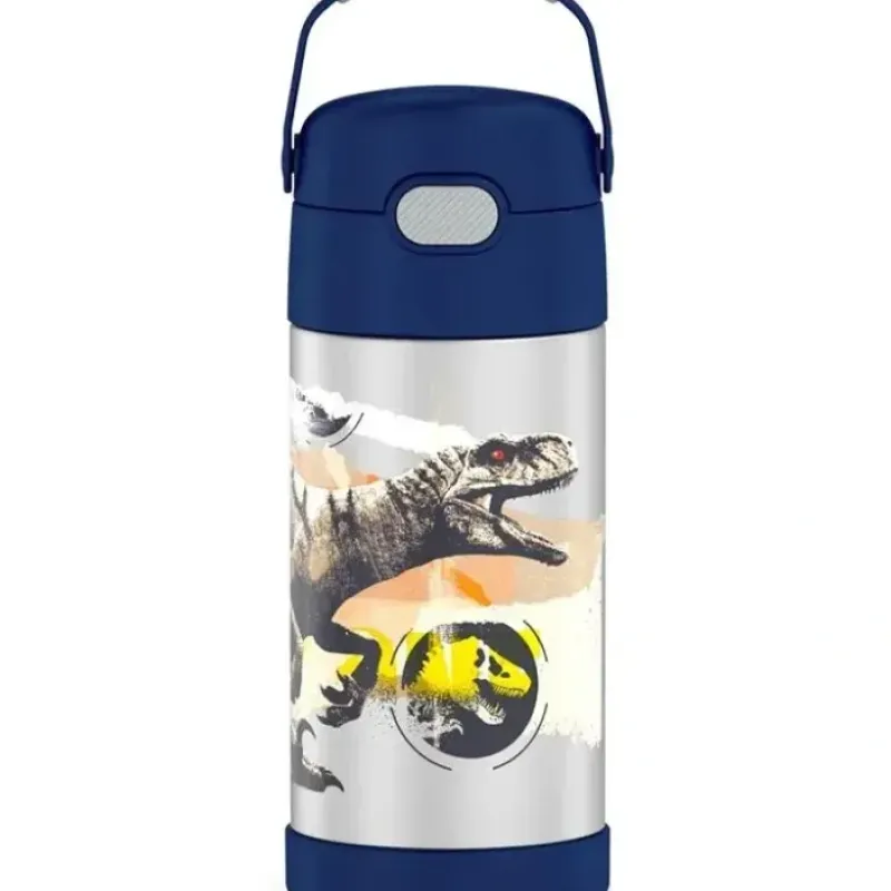 THERMOS - Vacuum Insulated Stainless Steel 12oz Straw Bottle, Jurassic World - cutbabycare.com | baby boutique & care hub* Store
