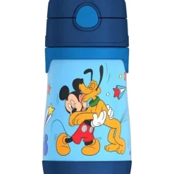 THERMOS - Vacuum Insulated Stainless Steel 10oz Straw Bottle, Mickey Mouse - cutbabycare.com | baby boutique & care hub* Best