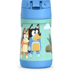 THERMOS - Vacuum Insulated Stainless Steel 10oz Straw Bottle, Bluey - cutbabycare.com | baby boutique & care hub* New