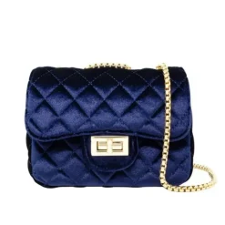 Tiny Treats - Classic Large Suede Handbag, Navy - cutbabycare.com | baby boutique & care hub* Shop