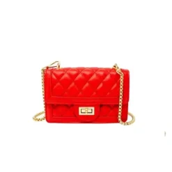 Tiny Treats - Classic Quilted Large Flap Handbag, Red - cutbabycare.com | baby boutique & care hub* Best