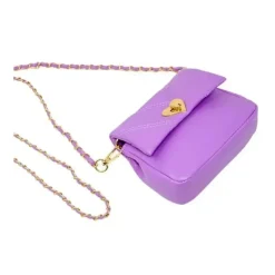 Tiny Treats - Quilted Soft Heart Lock Purse, Purple - cutbabycare.com | baby boutique & care hub* Cheap