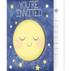 To The Moon And Back Invitations, 8-Pack - cutbabycare.com | baby boutique & care hub* Shop