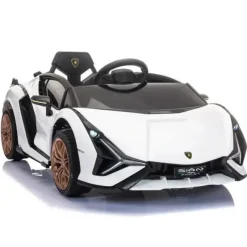 Tobbi - Kids Lamborghini Car Battery Powered Ride On Toy with Remote Control, White - cutbabycare.com | baby boutique & care hub* New