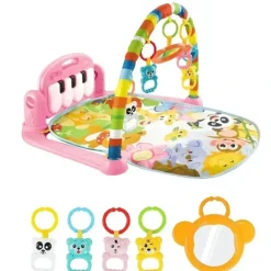 Toddly Kick'n'Play Pink Paradise Baby Activity Play Mat with Musical Light - cutbabycare.com | baby boutique & care hub* Shop