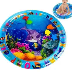 Toddly SplashCircle Round Tummy Time Water Mat Baby Sensory Play Mat - cutbabycare.com | baby boutique & care hub* Shop
