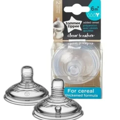 Tommee Tippee - Close To Nature 2 Pk Added Cereal Nipple - cutbabycare.com | baby boutique & care hub* Cheap