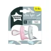 Tommee Tippee - Ultra Light Pacifier, 0/6M, Pink/White - cutbabycare.com | baby boutique & care hub* Best
