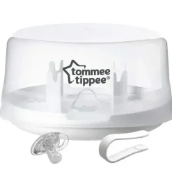 Tommee Tippee Closer To Nature Microwave Baby Bottle Steam Sterilizer - White - cutbabycare.com | baby boutique & care hub* Flash Sale