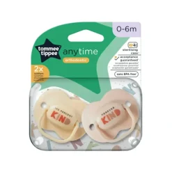 Tommee Tippee Closer To Nature Any Time Soother 0-6 Months 2 Pack Assorted - cutbabycare.com | baby boutique & care hub* Shop