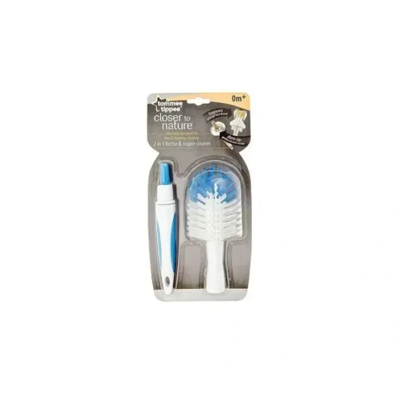 Tommee Tippee Closer to Nature Bottle and Nipple Cleaner - Blue - cutbabycare.com | baby boutique & care hub* Shop