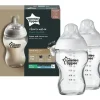 Tommee Tippee Closer To Nature Glass Bottle Medium Teat 250mL 2 pack - cutbabycare.com | baby boutique & care hub* Online