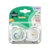 Tommee Tippee Closer To Nature Night Time Soothers 0-6 Months 2 Pack (Colours May Vary) - cutbabycare.com | baby boutique & care hub* Best Sale