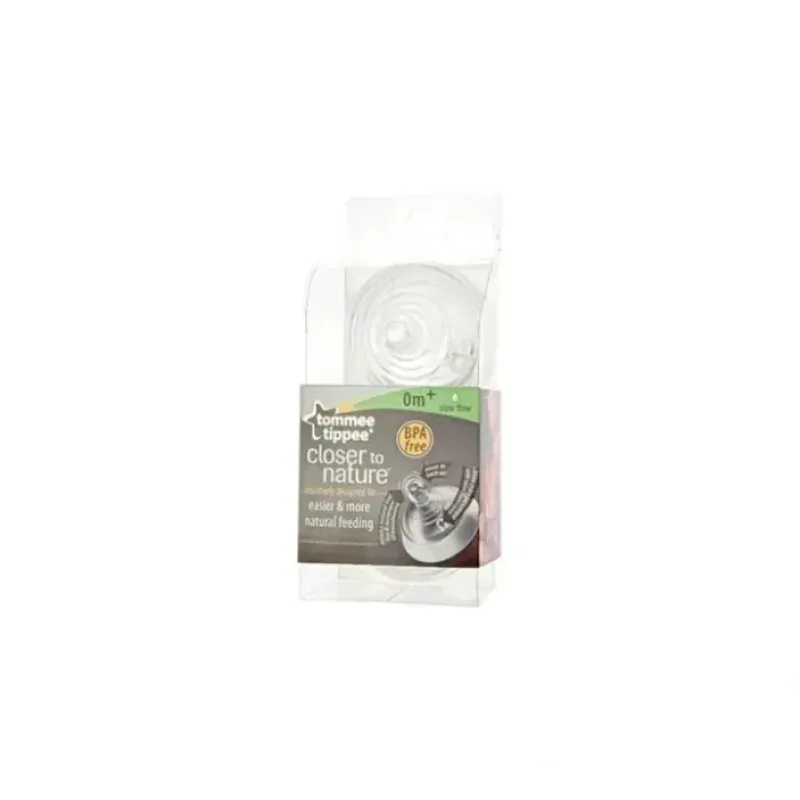 Tommee Tippee Closer to Nature Nipples - Slow Flow, 2 Pack - cutbabycare.com | baby boutique & care hub* Online