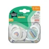 Tommee Tippee Nighttime soother, 6-18 months, 2 pack of glow in the dark soothers with reusable steriliser pod - cutbabycare.com | baby boutique & care hub* Clearance