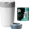 Tommee Tippee Twist & Click Disposal Bin & 3PK Refill Pack f/ Nappy/Diaper Waste - cutbabycare.com | baby boutique & care hub* Store