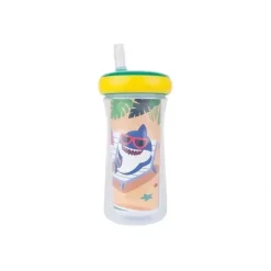 Tomy - Baby Shark Drop Guard Insulated Straw Cup - cutbabycare.com | baby boutique & care hub* Best Sale
