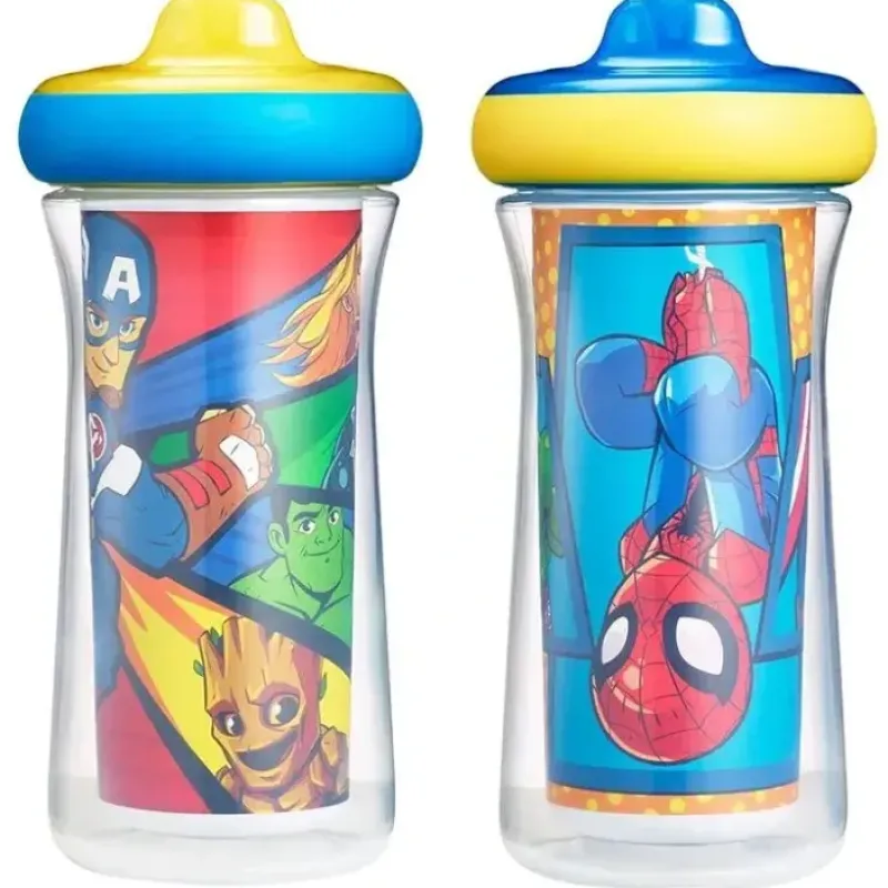 Tomy - Marvel Drop Guard Insulated Sippy Cup 2 Pk - cutbabycare.com | baby boutique & care hub* Best Sale