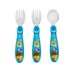 Tomy - 3Pk Baby Shark Flatware - cutbabycare.com | baby boutique & care hub* Online