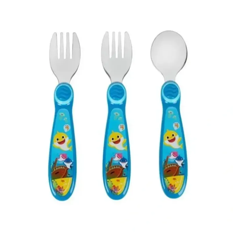 Tomy - 3Pk Baby Shark Flatware - cutbabycare.com | baby boutique & care hub* Online