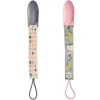 Tomy JJ Cole 2 pk Pacifier Clips, Pink/Grey - cutbabycare.com | baby boutique & care hub* Best