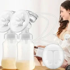 Traderight Group Electric Breast Pump Automatic Milk Suction Double Side Intelligent Baby Feeder - cutbabycare.com | baby boutique & care hub* New