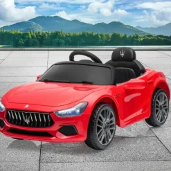 Traderight Group Kids Ride On Car Maserati Licensed Electric Dual Motor Toy Remote Control Red - cutbabycare.com | baby boutique & care hub* New