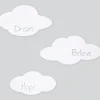 Trend Lab - Clouds 3 Pack Wood Décor, White - cutbabycare.com | baby boutique & care hub* Cheap
