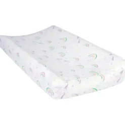 Trend Lab - Rainbow Flannel Changing Pad Cover, Unicorn - cutbabycare.com | baby boutique & care hub* Flash Sale