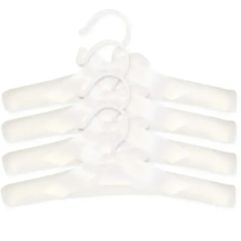 Trend Lab - Satin 4 Pack Hangers, White - cutbabycare.com | baby boutique & care hub* Shop