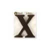 Trend Lab Letter 'X' - Brown - cutbabycare.com | baby boutique & care hub* Online