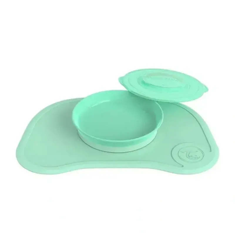 Twistshake - 3-Piece Click Mat, Plate and Lid Set, Green - cutbabycare.com | baby boutique & care hub* Cheap