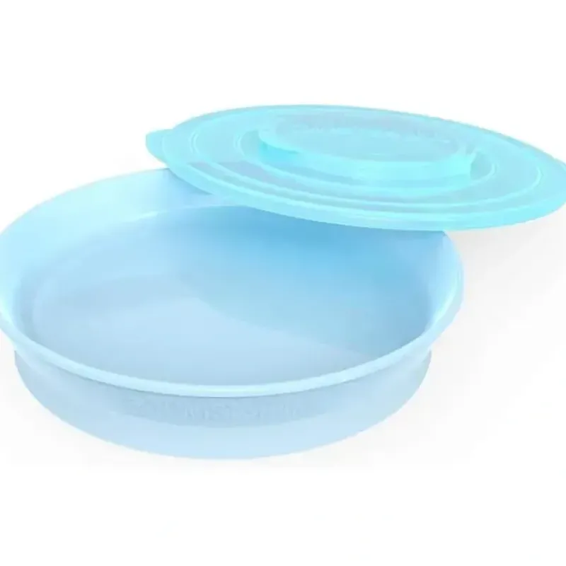 Twistshake - Plate 6+ M, Pastel Blue - cutbabycare.com | baby boutique & care hub* Flash Sale