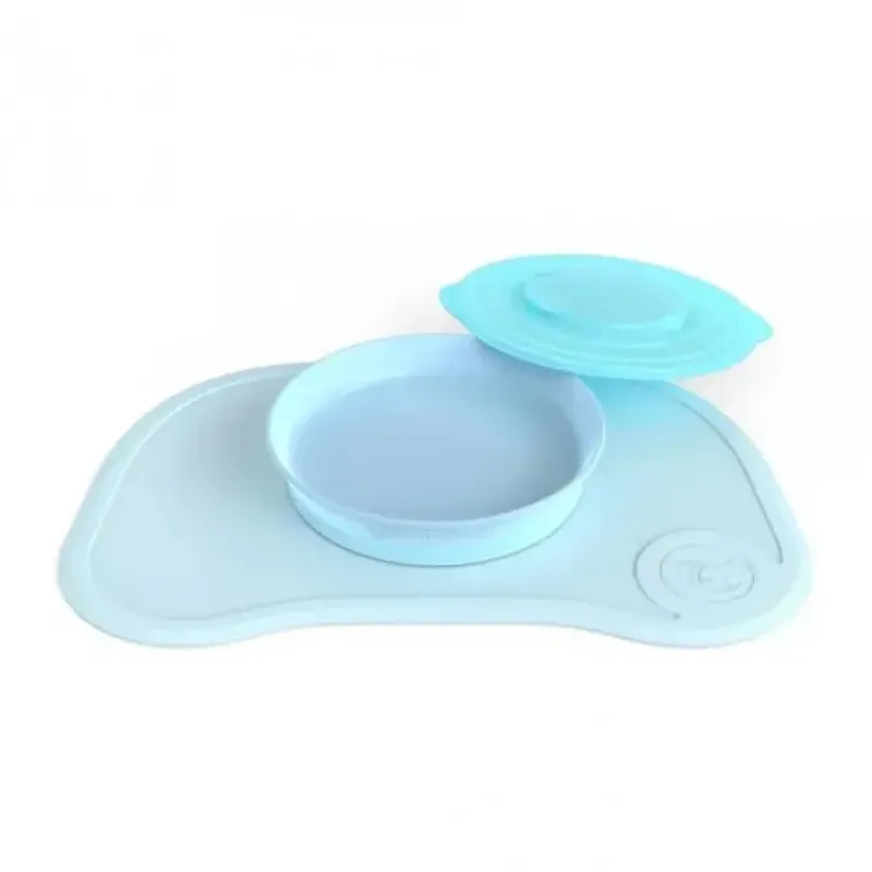 Twistshake Click Mat and Plate 6M+ - Baby Blue - cutbabycare.com | baby boutique & care hub* Store