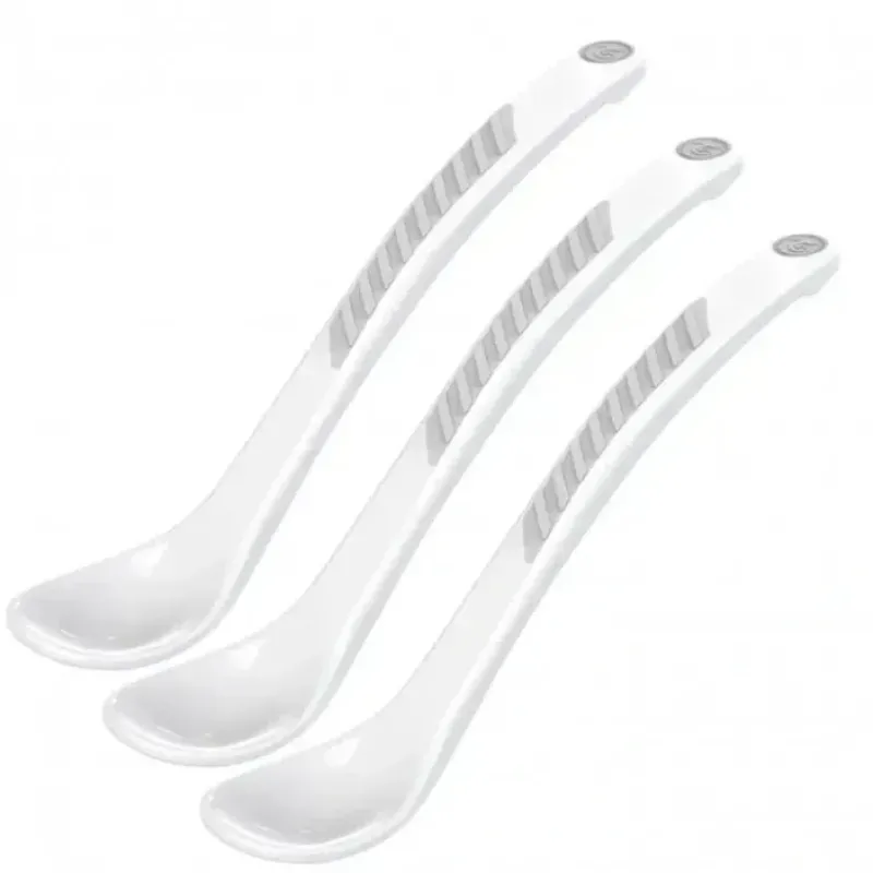 Twistshake 3-Pack Feeding Spoon 4+M - White - cutbabycare.com | baby boutique & care hub* Outlet