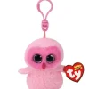 Ty Keychain Clip - Twiggy Pink Owl - cutbabycare.com | baby boutique & care hub* New