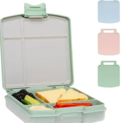 Ubbi - Bento Lunch Box for Kids, Sage Green - cutbabycare.com | baby boutique & care hub* Cheap