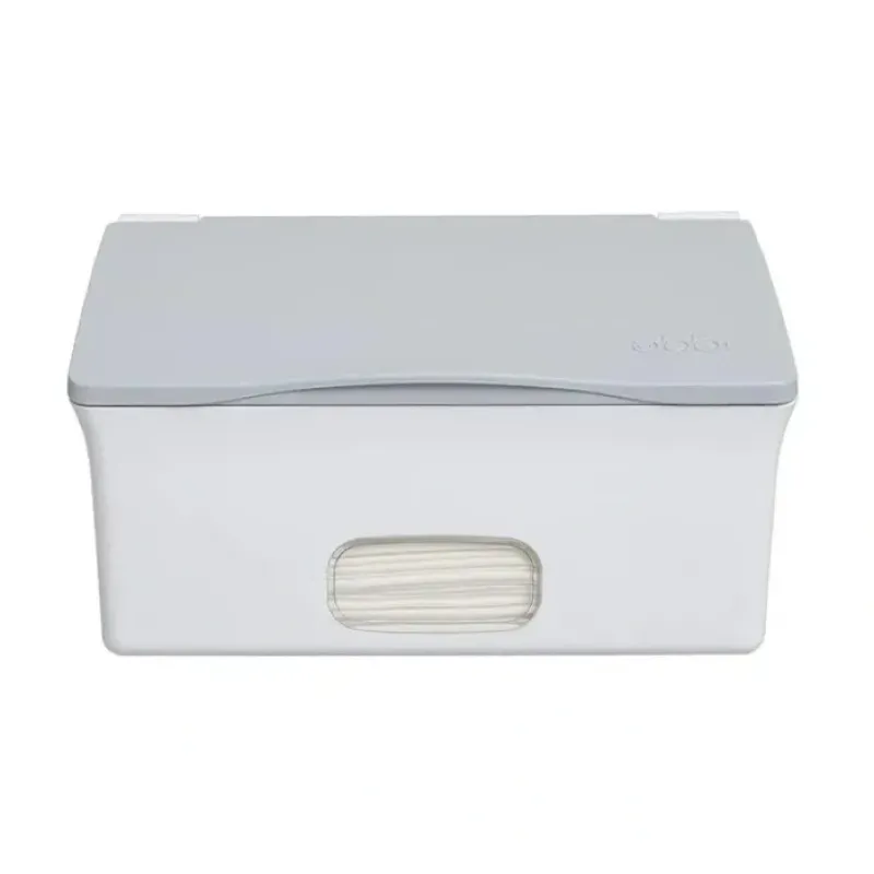 Ubbi - Flushable Wipes Dispenser, White/Grey - cutbabycare.com | baby boutique & care hub* Flash Sale