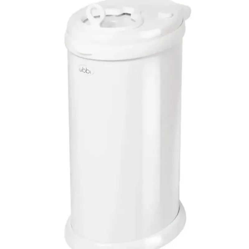 Ubbi - Steel Odor Locking Diaper Pail, White - cutbabycare.com | baby boutique & care hub* Clearance