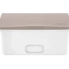 Ubbi - Wipes Dispenser with Weighted Plate and Secure Seal, Taupe - cutbabycare.com | baby boutique & care hub* Flash Sale