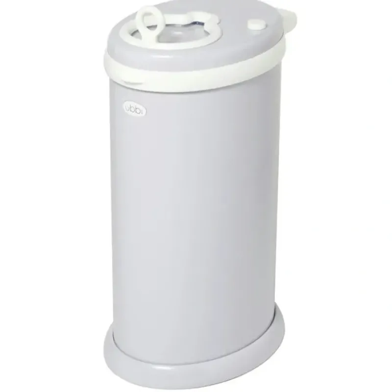 Ubbi Eco-friendly Diaper Pail Nappy Bin W/ Powder Coated Steel & Rubber Seals Grey - cutbabycare.com | baby boutique & care hub* Cheap