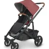 Uppababy - Cruz V2 Stroller, Lucy (Rosewood Mélange/Carbon Frame/Saddle Leather) - cutbabycare.com | baby boutique & care hub* Cheap