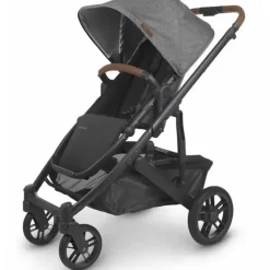 Uppababy - Cruz V2 Stroller, Greyson (Charcoal Melange/Carbon/Saddle Leather) - cutbabycare.com | baby boutique & care hub* Sale