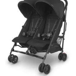 Uppababy - G-LINK V2 Side by Side Double Stroller, Jake (Charcoal/Carbon) - cutbabycare.com | baby boutique & care hub* Hot