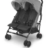 Uppababy - G-LINK V2 Side by Side Double Stroller, Greyson (Charcoal Melange/Carbon) - cutbabycare.com | baby boutique & care hub* Hot