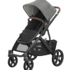 Uppababy - Vista V3 Stroller, Greyson (Charcoal Mélange/Carbon Frame/Saddle Leather) - cutbabycare.com | baby boutique & care hub* Best