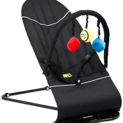 Vee Bee Baby Minder Cushioned Rocker/Bouncer for Infant Seat/Chair w/Toys Black - cutbabycare.com | baby boutique & care hub* Sale