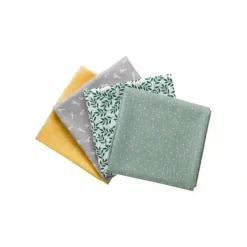 Vulli - 4Pk Colored Swaddles Set Sophie La Girafe - cutbabycare.com | baby boutique & care hub* Store